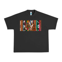 Pigment Black western horses gemstone horse cowhide leopard floral background licens Urban Heavy Tee - Artiststas