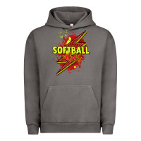 Pigment Tornado Softball vibes lightning bolt Urban Hoodie - HowdyJamesFarm