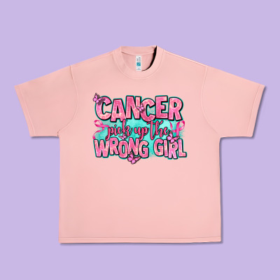 Cancer Pick Up The Wrong Girl Urban Heavy Tee Designed By Adodesignshop