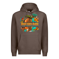 Coffee registered nurse pumpkin Premium Hoodie - NancyCooperArtShop
