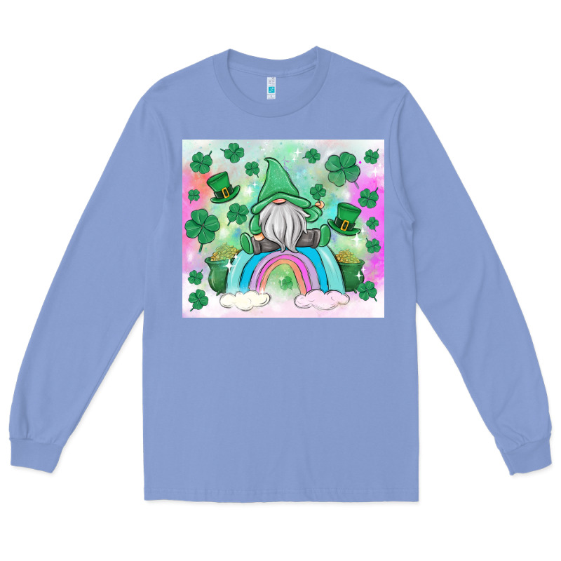 St Patrick's Gnome Long Sleeve Tee by MaliasSmallBusiness | Teevron