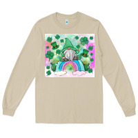 Mushroom st patrick's gnome Long Sleeve Tee - MaliasSmallBusiness