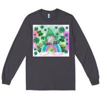 Smoke st patrick's gnome Long Sleeve Tee - MaliasSmallBusiness