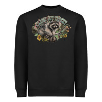 Black classy but trashy racoon Heavyweight Sweatshirt - NancyCooperArtShop