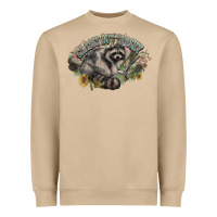 Mushroom classy but trashy racoon Heavyweight Sweatshirt - NancyCooperArtShop