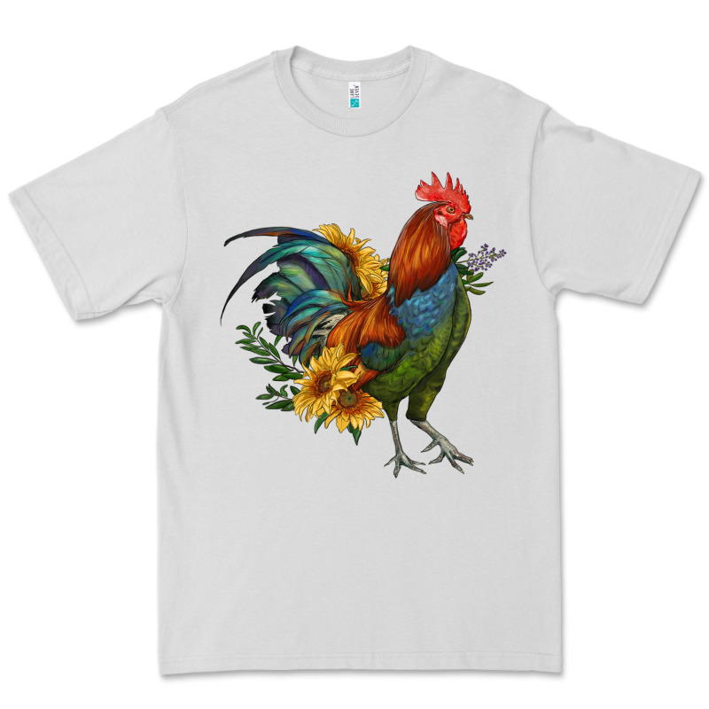 Rooster With Sunflowers Premium Tee by RanaPortraitStore | Teevron