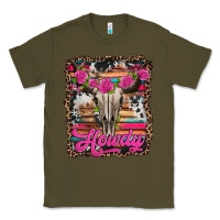 Army Green howdy valentine's day bull skull Classic Tee - Jasminsmagicworld
