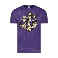 Cloud Purple cowhide cactus Vintage Tee - JahusDesignShop