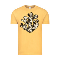 Vintage Mustard cowhide cactus Vintage Tee - JahusDesignShop