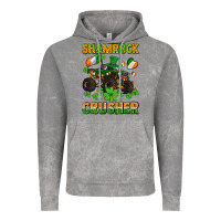 Cloud Rock shamrocks crusher monster truck with shamrocks Vintage Hoodie - AdoDesignShop