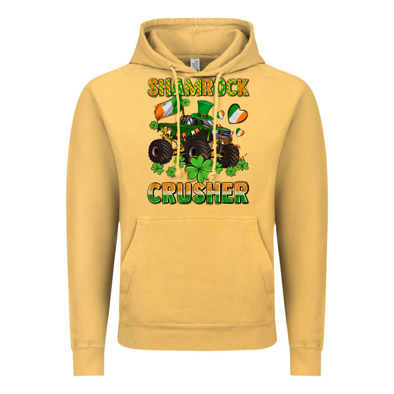Shamrocks Crusher Monster Truck With Shamrocks Vintage Hoodie by AdoDesignShop | Teevron