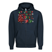 Navy its wonderful time of the year Zipper Hoodie - MaliasSmallBusiness