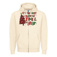 Sandshell its wonderful time of the year Zipper Hoodie - MaliasSmallBusiness