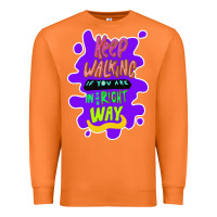 Carrot Keep walking if you are in the right way Premium Sweatshirt - Bettercallsaul