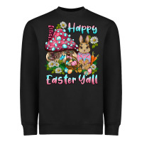 Black happy easter y'all rabbit Heavyweight Sweatshirt - BarkalooDesign