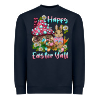 Navy happy easter y'all rabbit Heavyweight Sweatshirt - BarkalooDesign