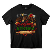 Black grandma's Christmas kitchen Heavy Core Tee - BarkalooDesign