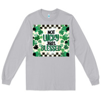Moon Dust not lucky just blessed Long Sleeve Tee - MaliasSmallBusiness