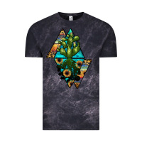 Cloud Black cactus1 Vintage Tee - JahusDesignShop