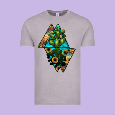 Cactus1 Vintage Tee Designed By Jahusdesignshop