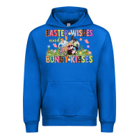 Cobalt Easter wishes and bunny kisses Easter gnomies  Eas Urban Hoodie - CowGirlArtShop
