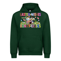 Forest Green Easter wishes and bunny kisses Easter gnomies  Eas Urban Hoodie - CowGirlArtShop