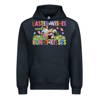Navy Easter wishes and bunny kisses Easter gnomies  Eas Urban Hoodie - CowGirlArtShop