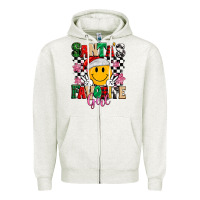 Oatmeal Heather santas favorite girl Zipper Hoodie - MaliasSmallBusiness