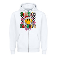 White santas favorite girl Zipper Hoodie - MaliasSmallBusiness