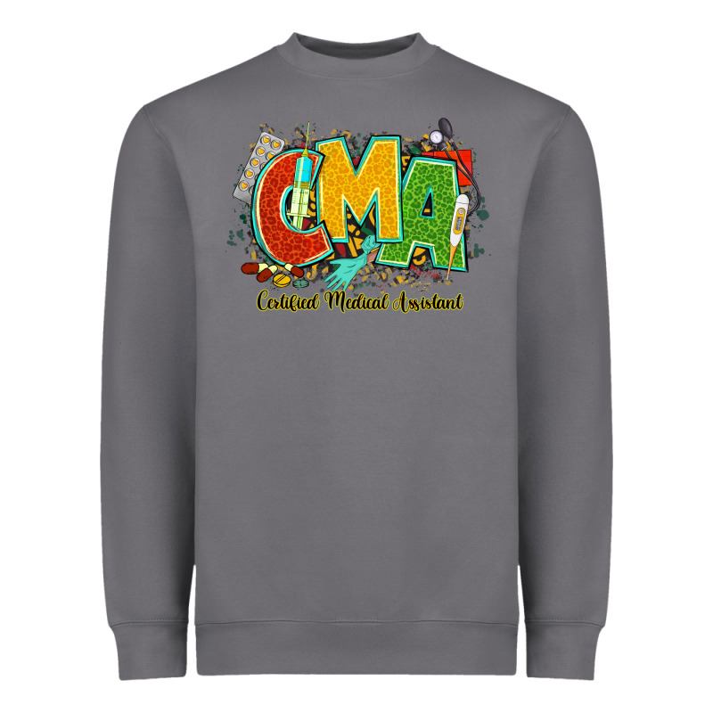 Cma Certified Medical Assistant Juneteenth Heavyweight Sweatshirt by NancyCooperArtShop | Teevron