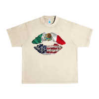 Sandshell mexico usa lips Urban Heavy Tee - AdoDesignShop