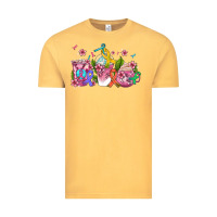 Vintage Mustard western cancer  coffee cups with ribbons Vintage Tee - AdoDesignShop