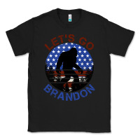 Black let's go brandon bigfoot Classic Tee - Jasminsmagicworld
