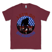 Burgundy let's go brandon bigfoot Classic Tee - Jasminsmagicworld