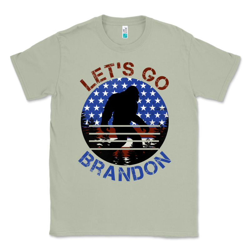 Let's Go Brandon Bigfoot Classic Tee by Jasminsmagicworld | Teevron
