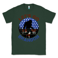 Sports Green let's go brandon bigfoot Classic Tee - Jasminsmagicworld