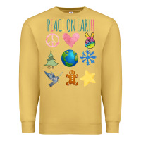 Antique Gold PEACE ON EARTH Premium Sweatshirt - Bettercallsaul