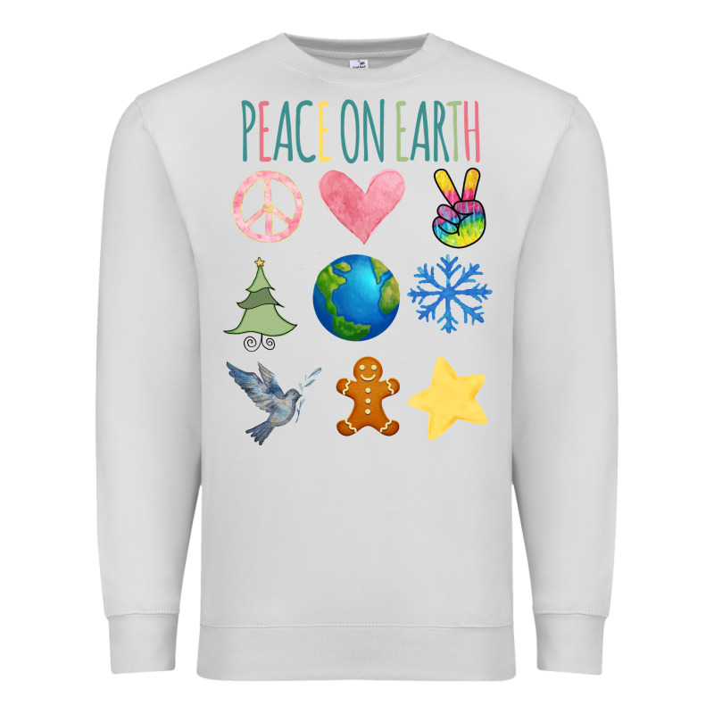 Peace On Earth Premium Sweatshirt by Bettercallsaul | Teevron