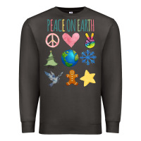 Smoke PEACE ON EARTH Premium Sweatshirt - Bettercallsaul