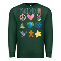 Sports Green PEACE ON EARTH Premium Sweatshirt - Bettercallsaul