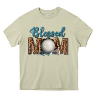 Mossy western blessed mom with lacrosse Heavy Core Tee - texasbilliewilder