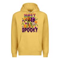 Antique Gold Sweet and Spooky Premium Hoodie - texasbilliewilder