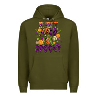 Army Green Sweet and Spooky Premium Hoodie - texasbilliewilder