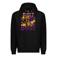 Black Sweet and Spooky Premium Hoodie - texasbilliewilder