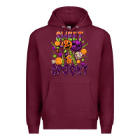 Burgundy Sweet and Spooky Premium Hoodie - texasbilliewilder