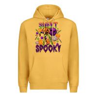 Mustard Sweet and Spooky Premium Hoodie - texasbilliewilder