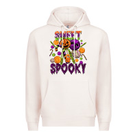 Pale Pink Sweet and Spooky Premium Hoodie - texasbilliewilder