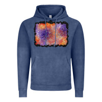 Vintage Denim halloween background Vintage Hoodie - BundleAndBundleShop