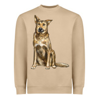 Mushroom chinook dog Heavyweight Sweatshirt - LillyAllenDesigns