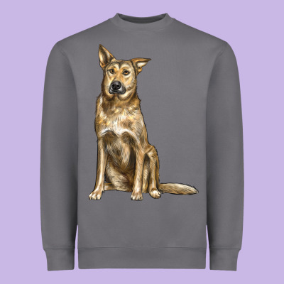 Chinook Dog Heavyweight Sweatshirt Designed By Lillyallendesigns